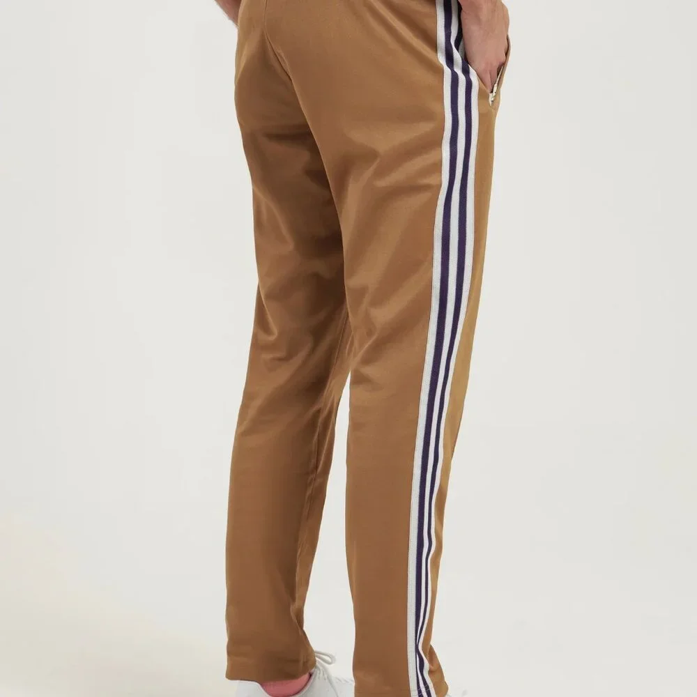 adidas Men's Brown and Pink Track Jacket - Picture 5 of 8